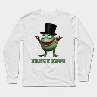 Fancy frog Long Sleeve T-Shirt